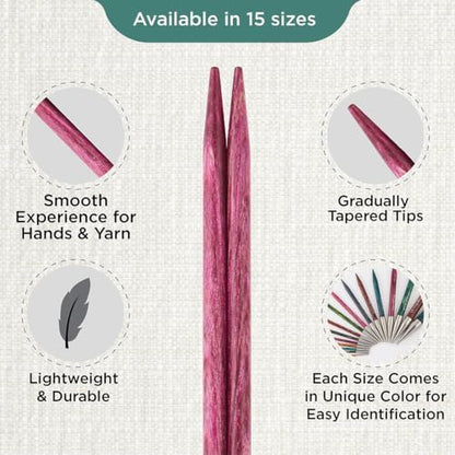 KnitPro Dreamz Interchangeable Circular Needles 4" (10cm) | US Size 6 (4mm) - Image 3