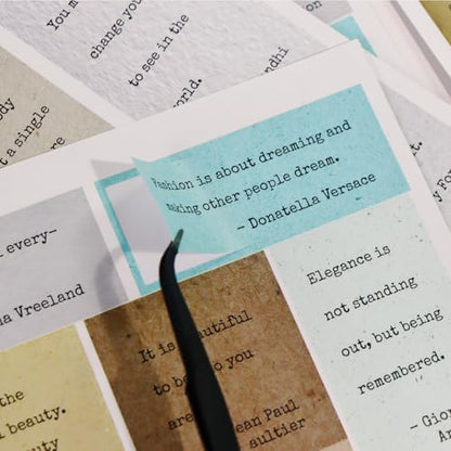 Bomichi Scrapbook Supplies - 24 Sheets 246 Pcs Word Quote Stickers, Junk Journal Supplies for Scrapbooking, Bullet Journal, DIY Craft Card Making - Image 4