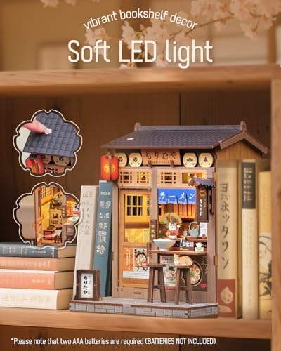Cutefun Japanese Book Nook Kit - DIY Miniature House Kit for Adults - Image 3
