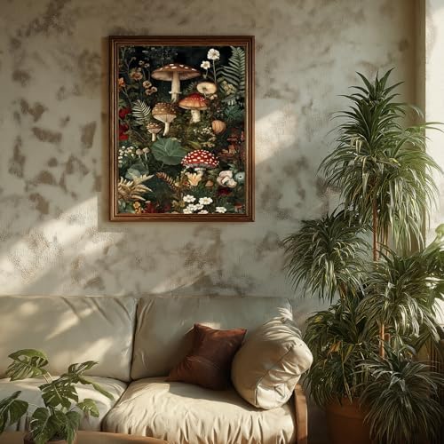 Mushroom Paint by Number, Paint by Numbers Kit for Adults Beginner 16x20 in - Image 2