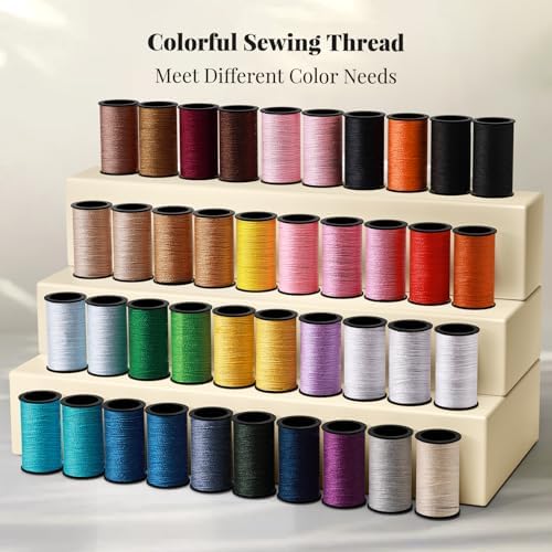 Coquimbo Sewing Kit Christmas Gifts for Grandma, Mom, Traveler, Adults, Beginner, Emergency, DIY Sewing Supplies Organizer Filled with Scissors, Thread, Sewing Needles, Tape Measure etc (Black, L) - Image 3