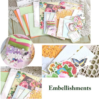 Huralona Greeting Card Making Supplies Envelope Kit Gift Anniversary Craft - Image 5