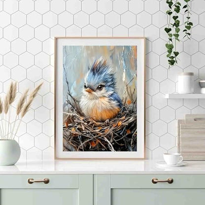 DYAIANGMU Bird Paint by Numbers Kit for Adults Beginners 19.6X15.7 inch - Image 3