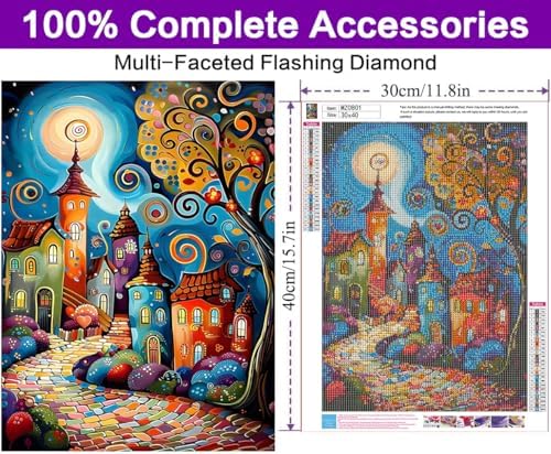 Diamond Art Kits for Adults, Dream House Diamond Painting Kits for Adults - Image 2