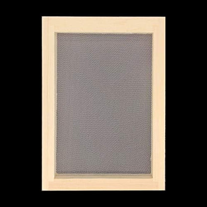 Worown A6 Size Paper Making Screen, Natural Wooden Papermaking Mould, 5 x 7 inch Wooden Paper Making Frame for DIY Craft and Dried Flower Handcraft - Image 4