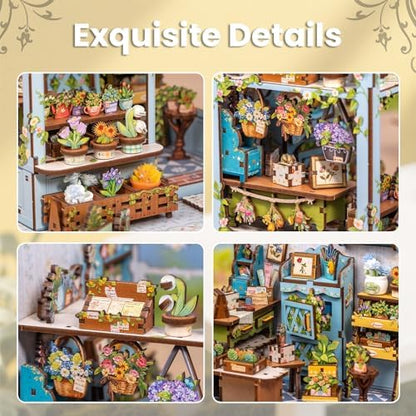 Fsolis Book Nook Kit Miniature House - Image 6