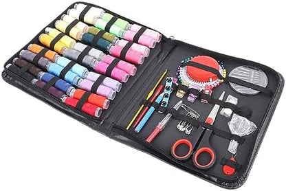 Aqur2020 126pcs Sewing Kit with Case, Complete Tools Portable Sewing Supplies for Adults Beginner, with Thread Scissors Needles, for Home Traveling DIY Craft - Image 2