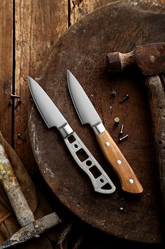 KATSURA Woodworking Project Kit –Paring Knife Blank – 3.25 Inch – Japanese Premium AUS 10, 3-Layer Forged Steel – Perfect for Woodworkers, Crafters – Classic Style Handle – NO LOGO - Image 4