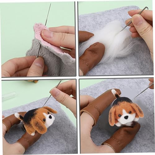 Needle Felting Kit, Needle Felting Kit, Animals Needle Felting Kits for Beginners, Cute Dog DIY Felting Wool and Needles Set with Instruction for Needle Felting Craft Project - Image 7