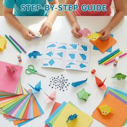 Koogel 250 Sheets Origami Paper Craft Kits, 6"x 6" with Origami Book - Image 5