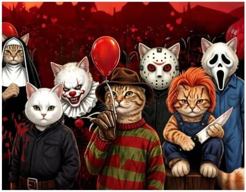 xcemhil Halloween Paint by Number Kit for Adults, 16x20inch by Unknown