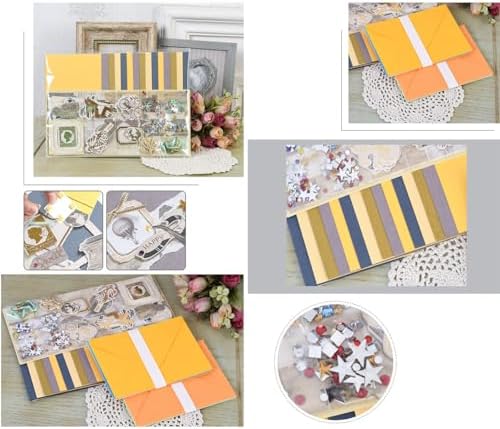 Huralona Greeting Card Making Supplies Envelope Kit Gift Anniversary Craft - Image 2