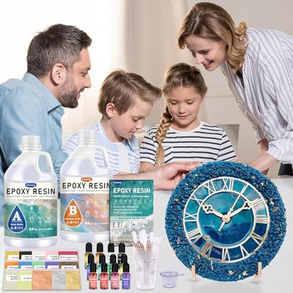 IGaiety 1 Gallon Epoxy Resin Kit, Crystal Clear Resin for Crafts & Tables - Image 6