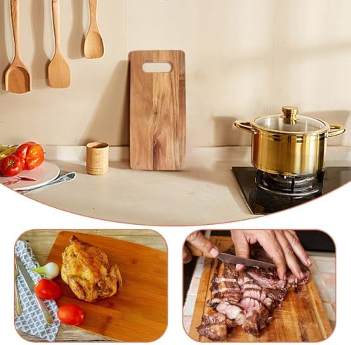 INFUNLY 6pcs Charcuterie Board Template Acrylic Router Template Large Handle Cutting Board for Woodworking Thick Clear Acrylic Template Angled Curvy Tracing Stencils Guide Tool for Kitchen - Image 4