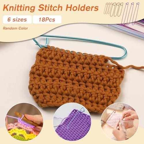118 Pcs Stitch Markers for Crocheting Knitting Stitch Holders for Knitting - Image 4