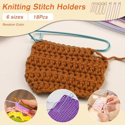 118 Pcs Stitch Markers for Crocheting Knitting Stitch Holders for Knitting - Image 4