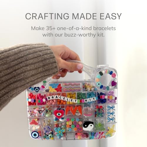 BaubleBar Ultimate DIY Bracelet Kit | 1000+ Pcs | Great for a Gift or Party | Bracelet Jewelry Making Kit with Beads - Image 2