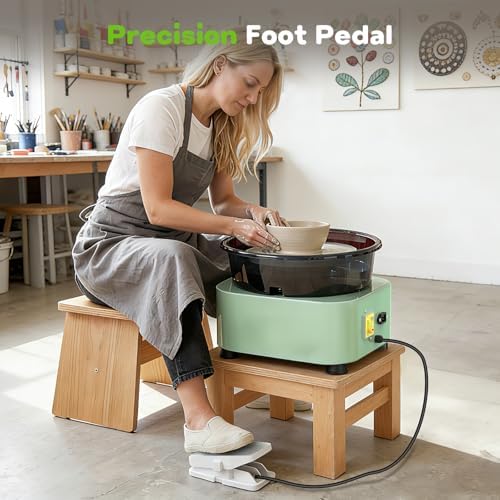 Alldeer 11 inch Pottery Wheel for Adults, Professional Pottery Kit - Image 3