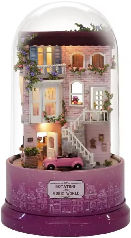 Miniature Wizardi Tiny Home Kit - Meet at the Corner Wooden Doll House Kit - Image 2