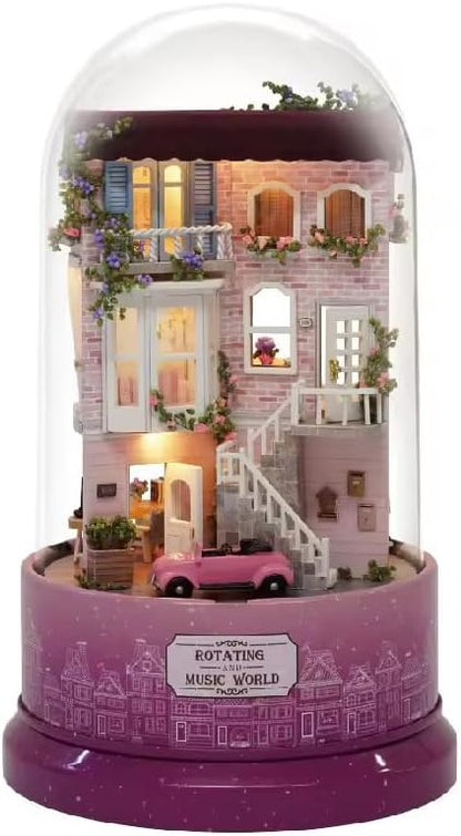 Miniature Wizardi Tiny Home Kit - Meet at the Corner Wooden Doll House Kit - Image 2