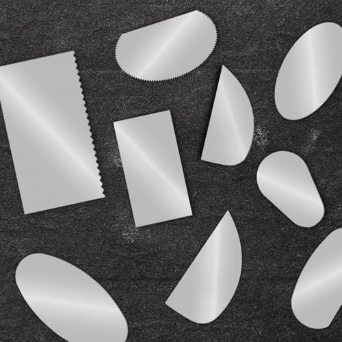 12 PCS Metal Ribs for Pottery, Stainless Steel Clay Scraper Tool Set - Image 3