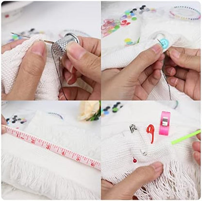TBWHL 237Pcs Sewing Kit, Premium Large Travel Sewing Supplies for Beginners - Image 5