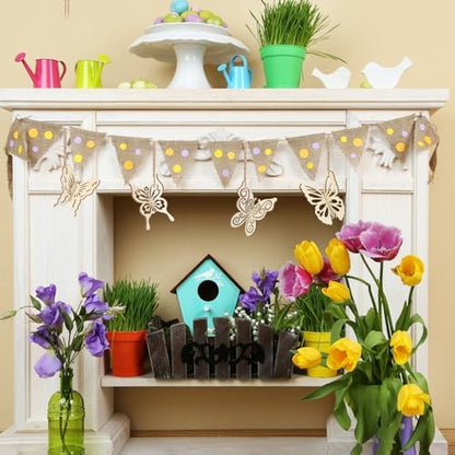 COCHIE DIY 3D Spring Butterfly Wood Crafts to Paint, Paintable Unfinished Wooden Slices for Craft, Butterflies Cutouts Ornaments for Painting Decorations (24 PCS) - Image 6