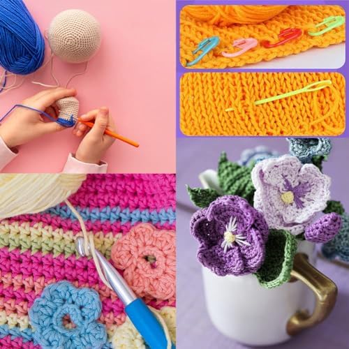 Coopay Crochet Kit for Beginners, 50PCS Crochet Starter Kit - Image 6