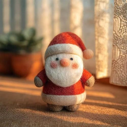 Handmade Felt Christmas Friends Collection, 2025 New Needle Felted Wool Animal Ornaments for Holiday Home Decor,Unique Xmas Tree Hanging Figurines & Stocking Stuffer Gifts for Friends Family by Unknown