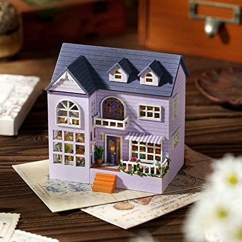 DIY Miniature House Kit with Furniture, Opened & Closed Mini Dollhouse - Image 3