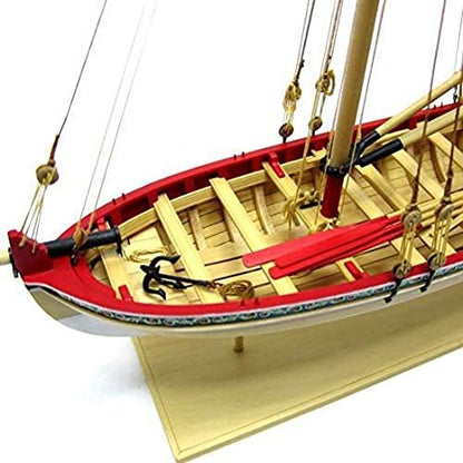 Model Shipways 18th Century Longboat Wood Model Kit 1:48 – Beginner to Intermediate Level – True Plank-on-Frame – Model Boat Kit for Adults to Build - Image 3