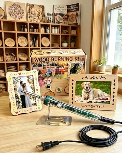BIAJIYA 100Pc Wood Burning Kit for Adults, Beginners Woodburning Kit - Image 6