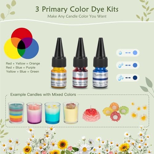 ZEROMX Candle Making Kit for Adults Beginners Full Set DIY Candle Supplies - Image 4