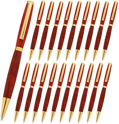 Legacy Woodturning, Slimline Pen Kit - Gold, 20 Pack, Woodworking Project Kit by LegacyWoodturning