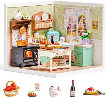 ROBOTIME Super Creator DIY Mini House Building Kit - Farmhouse Kitchen by ROBOTIMEBuildingThingstoLife