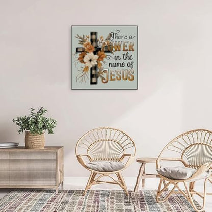 Religious Stamped Cross Stitch Kits -Needlepoint Counted Cross Stitch Kits for Beginners，Religious Cross Dimensions Cross Stitch Kits Embroidery Kit Arts and Crafts for Beginners 13.7x13.7 inch - Image 6