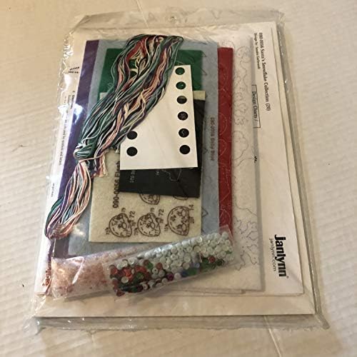 Janlynn Corp. Counted Cross Stitch Kit, Santa's Snowflake Ornament Collection - Image 2