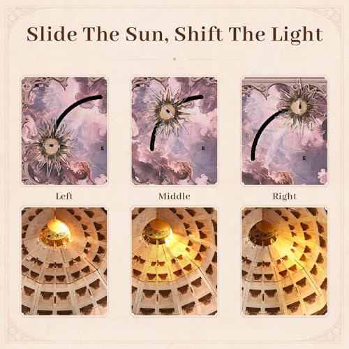MiniCity 2-Pack DIY Book Nook Kits, Pantheon and St Charles Models with LED - Image 7
