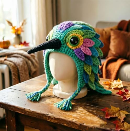 smtsmt Fantasy Hood Hat DIY Crochet Kit Series (Bird) - Image 3
