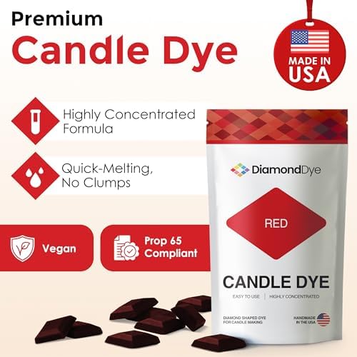 Red Candle Dye Chips, Soy & Paraffin Candle Making, 25 Pack - Image 2