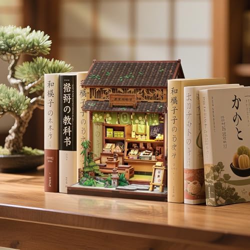 Fsolis Book Nook Kit Japanese Miniature Desert Shop - Image 2
