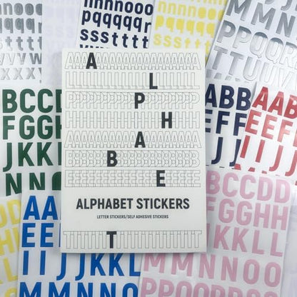 PRSTINCOL 3456 Pcs 36 Sheets Colorful Alphabet Stickers Pad, 9 Colors Self Adhesive Letter Number Stickers Vinyl Waterproof Decals for Mailbox Gift Decoration Door Classroom Decor DIY Crafts - Image 6