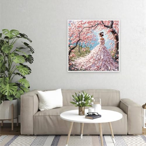 Paint by Numbers Kit for Adults Beginner, Cherry Blossom Beauty 16x20 In - Image 2