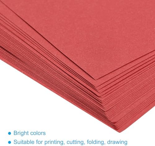 MECCANIXITY 100 Sheets Origami Paper Double Sided Bright Red 6x6 Inch Square Sheet for Art Craft Project, Beginners, Gifts Decor - Image 4