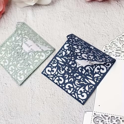 Lapoo Tool Metal Cutting Die for Scrapbooking - Durable, Cut Stencils for DIY Scrapbook Photo Album Decorative Paper Card, Card Making Supplies, Embossing (Envelope 8 x 3.9 in) - Image 2