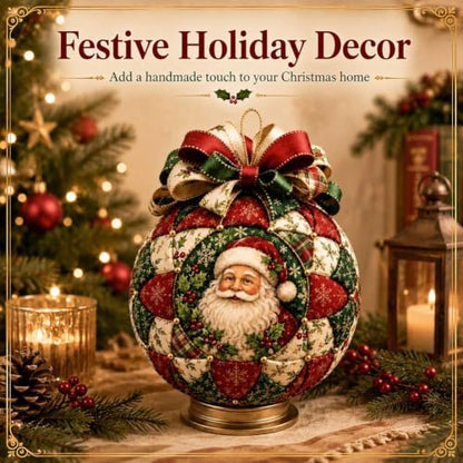 SellQuick Christmas Classics Patchwork Ornament DIY Kit，C+D - Image 6