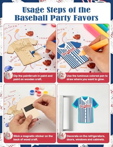 Bafeil 24 Set Baseball Party Favors - Baseball Goodie Bags Favors - Image 6