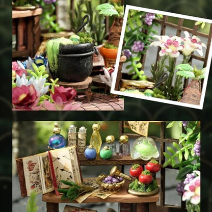 Miniature House Kit, DIY Dollhouse Tiny House Kit for Adults - Image 4