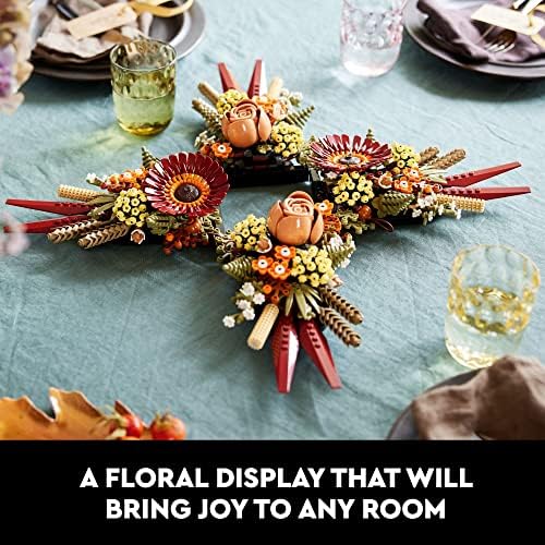 LEGO Icons Dried Flower Centerpiece Building Sets for Adults, Ages 18+ Years - Fall & Thanksgiving Decorations for Dinner Table or Mantel - 10314 - Image 5