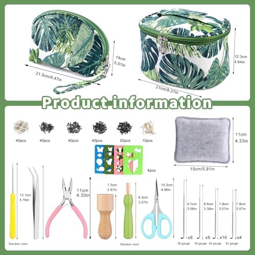 IMZAY Needle Felting Kit for Beginners, 50 Colors Wool Roving Kit - Image 2